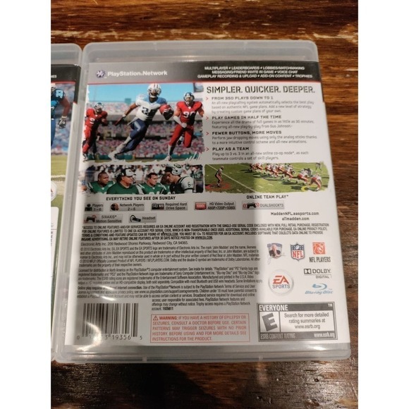 PS3 Madden NFL 11 & 12 - Picture 5 of 7